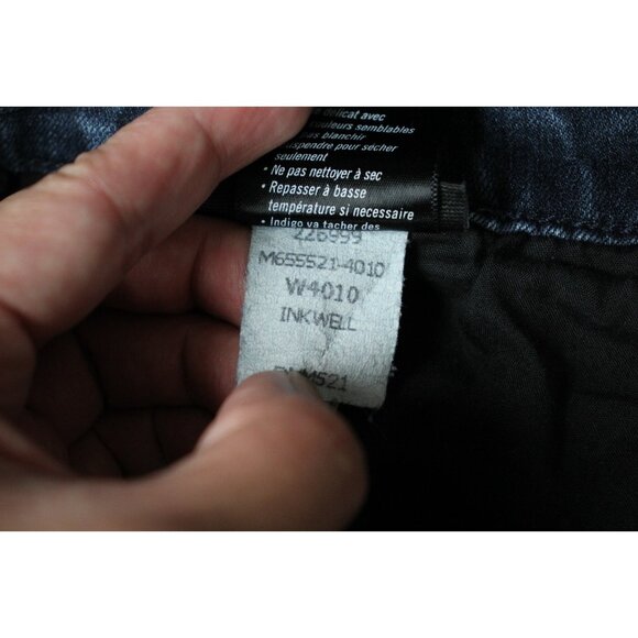 Paige Mens 38 x 30 Federal Inkwell Stretch Jeans M1097 - Picture 7 of 8